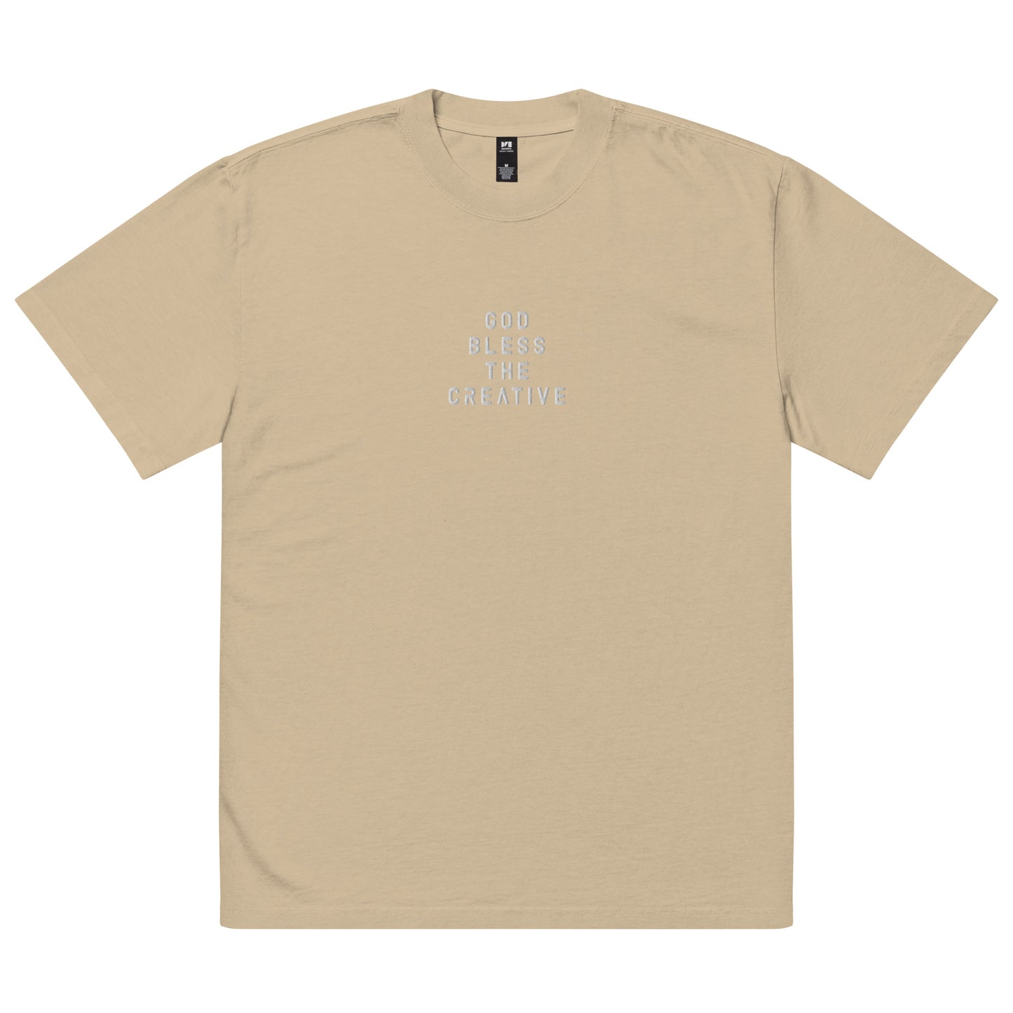 God Bless The Creative Minimal Oversized Tee
