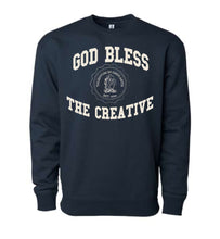 Load image into Gallery viewer, God Bless The Creative Collegiate Sweater [PRE-ORDER]