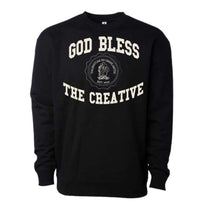 Load image into Gallery viewer, God Bless The Creative Collegiate Sweater [PRE-ORDER]