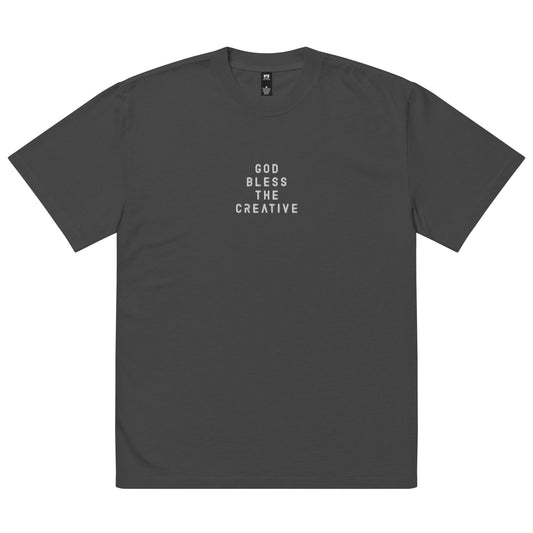 God Bless The Creative Minimal Oversized Tee