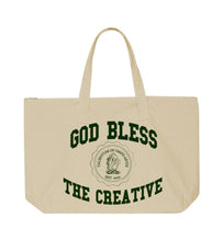Load image into Gallery viewer, God Bless The Creative Collegiate Tote Bag [PRE-ORDER]